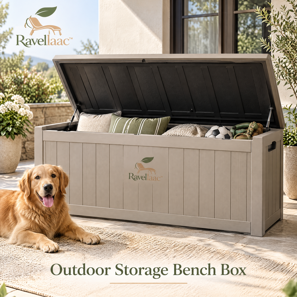 Ravellaac™ Outdoor Storage Bench Box image 5