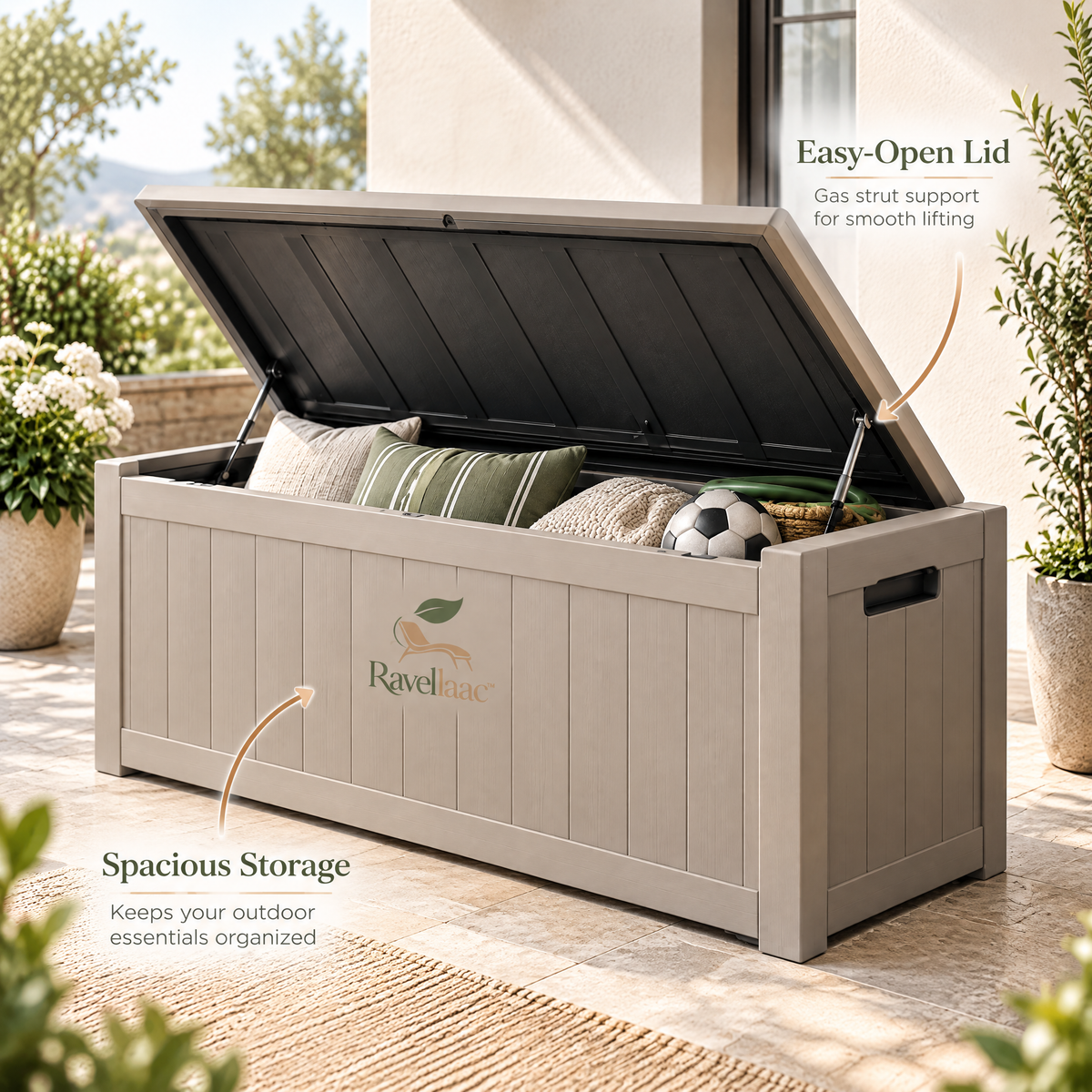 Ravellaac™ Outdoor Storage Bench Box image 2