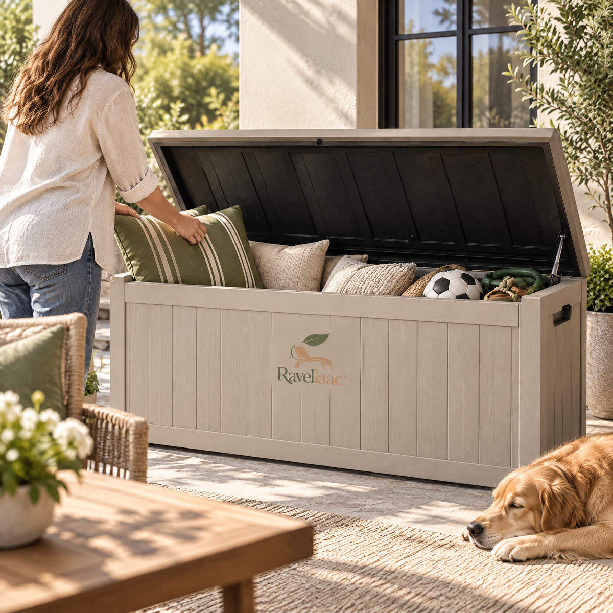 Ravellaac™ Outdoor Storage Bench Box image 3