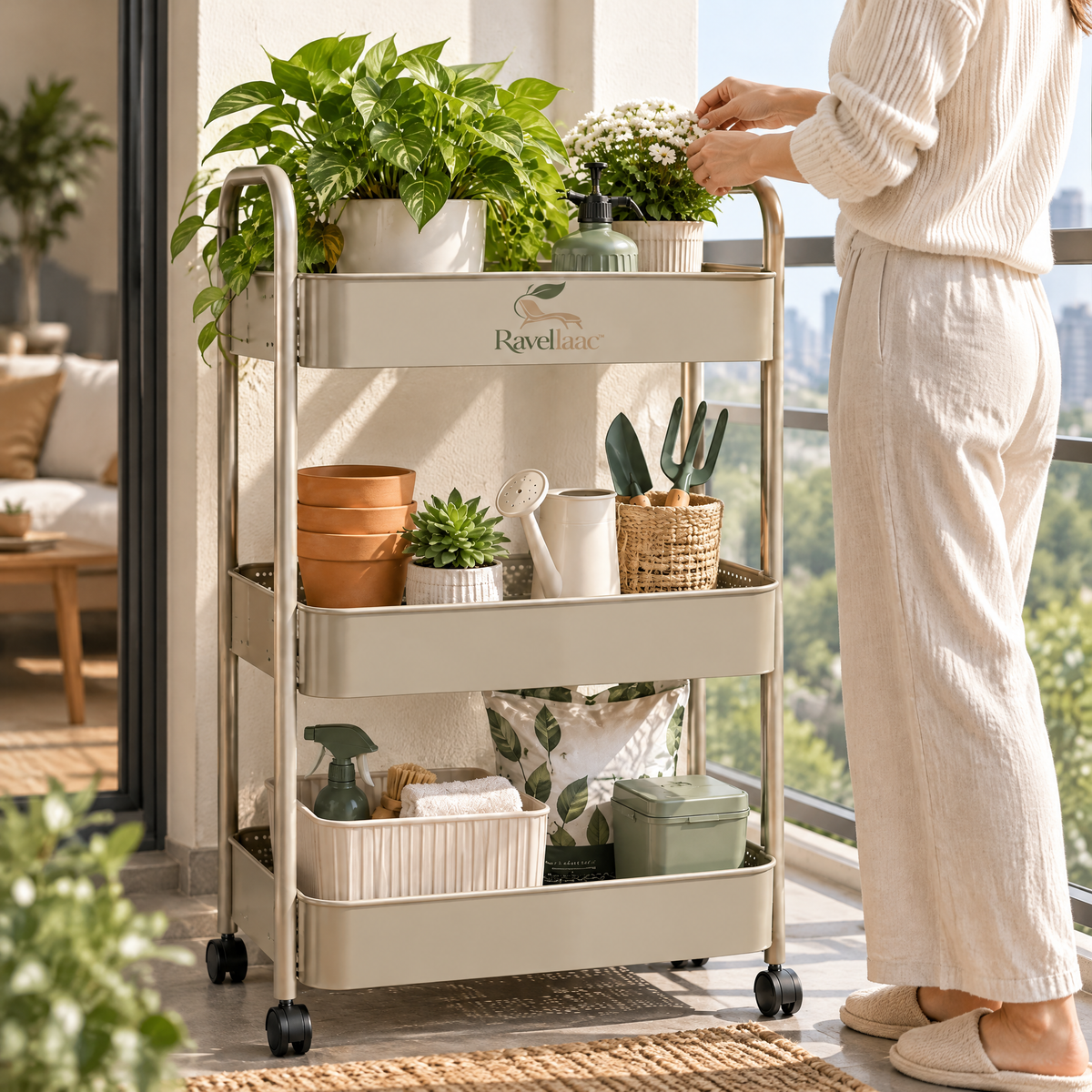 Ravellaac™ 3-Tier Balcony Storage Rack image 3