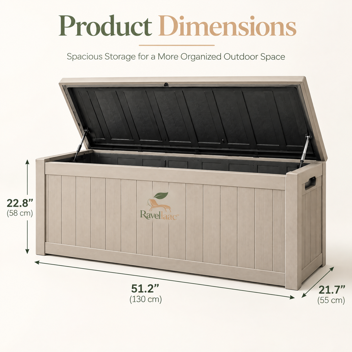 Ravellaac™ Outdoor Storage Bench Box image 6