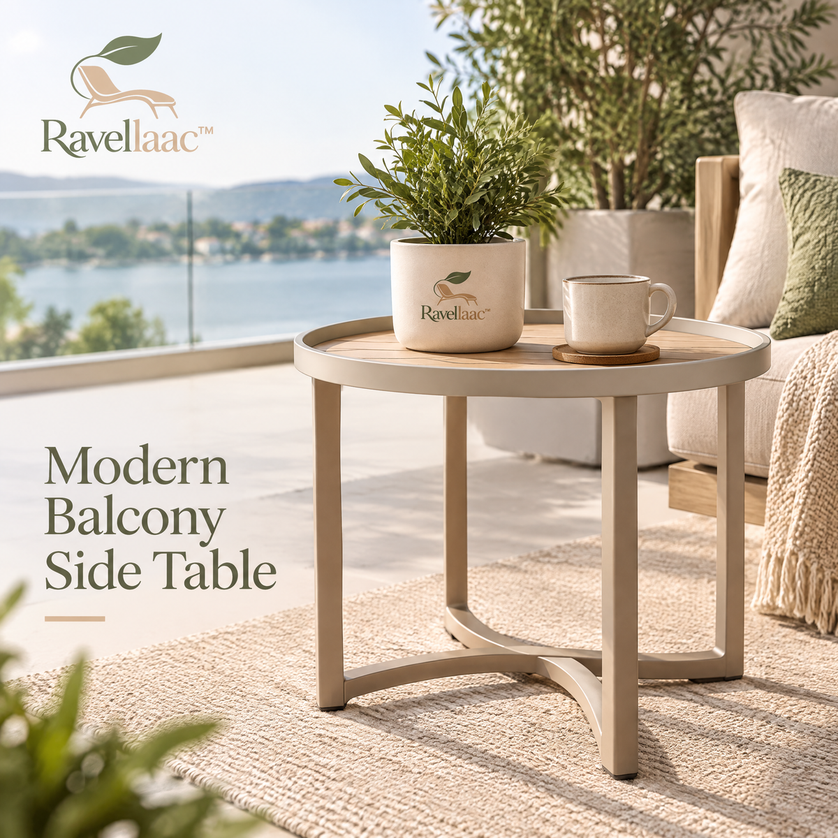 Ravellaac™ Modern Balcony Side Table image 5