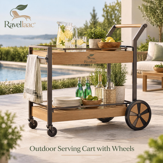 Ravellaac™ Outdoor Serving Cart with Wheels image 1