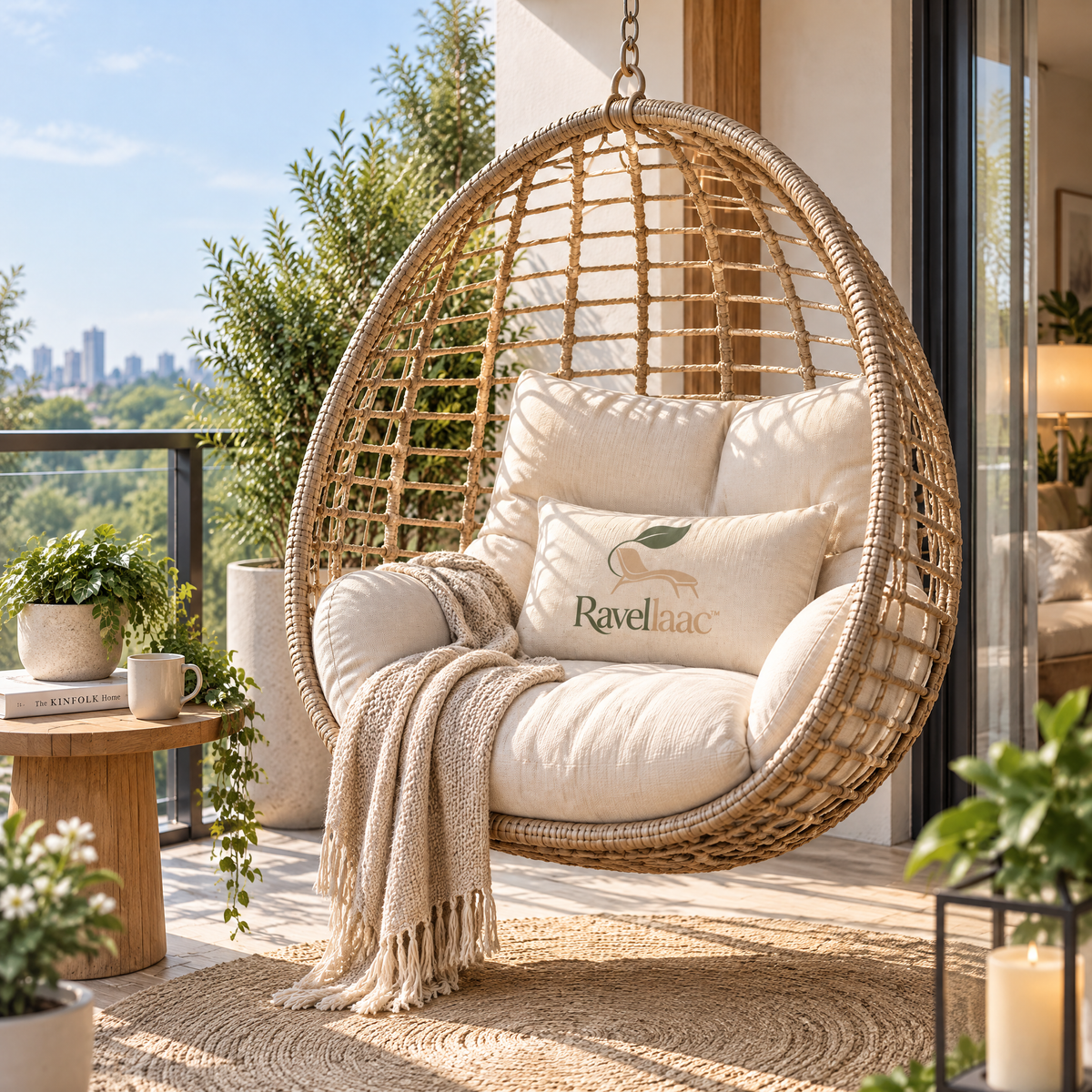 Ravellaac™ Hanging Balcony Swing Chair image 3