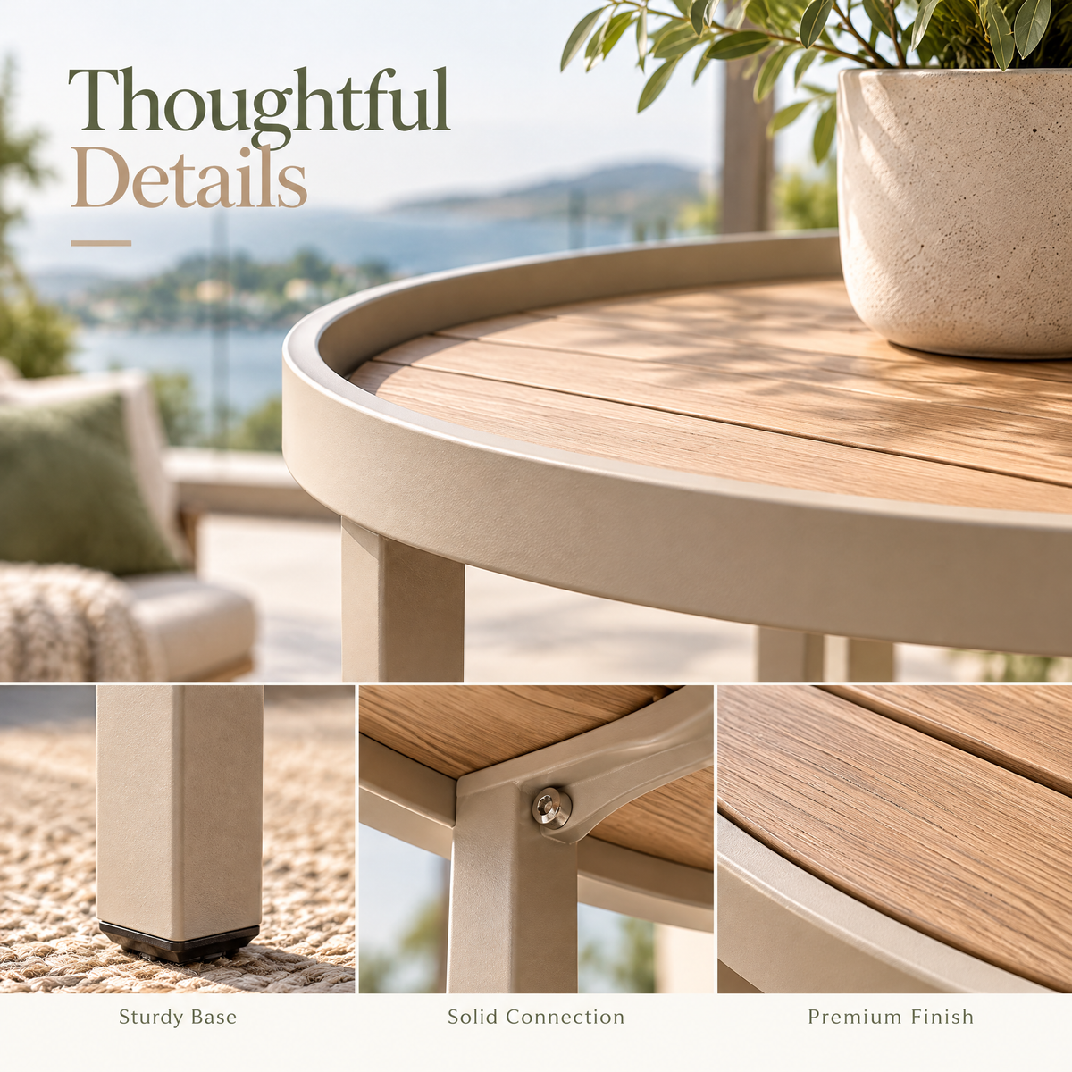Ravellaac™ Modern Balcony Side Table image 2