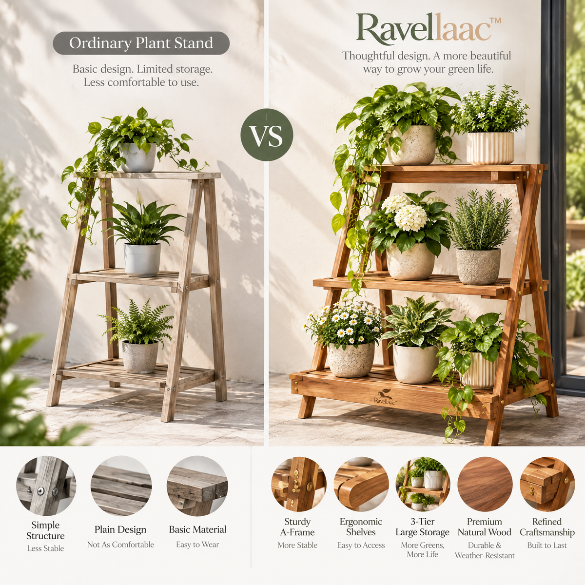 Ravellaac™ Outdoor Plant Stand Shelf image 4