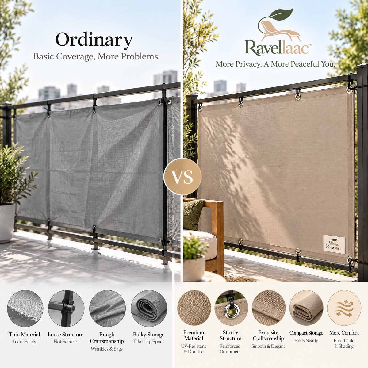 Ravellaac™ Balcony Privacy Screen Panel image 3