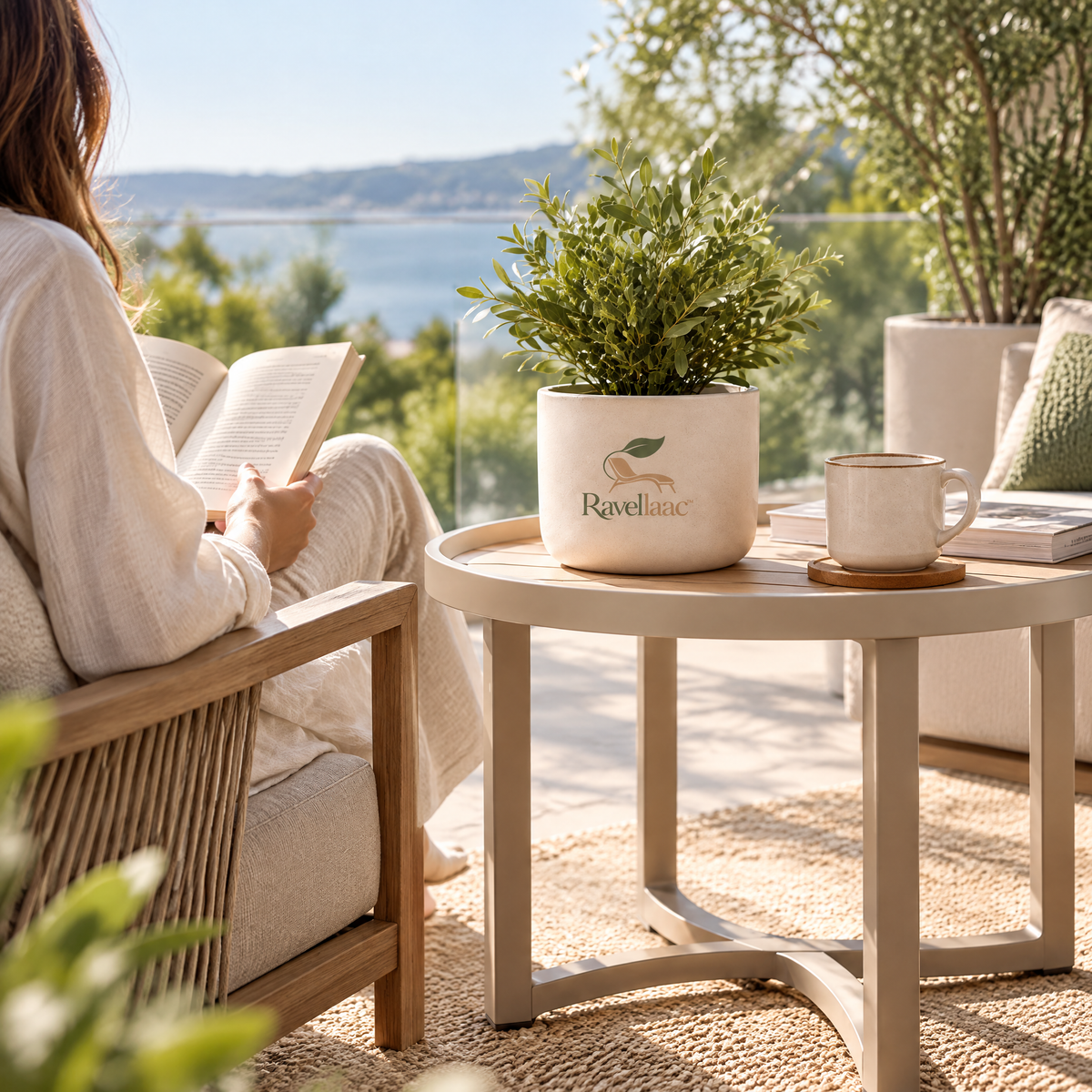 Ravellaac™ Modern Balcony Side Table image 3