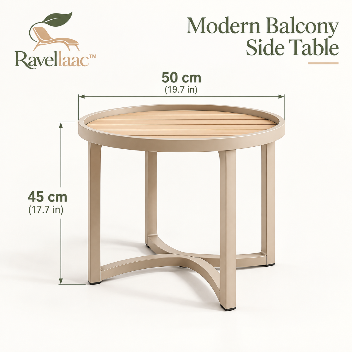 Ravellaac™ Modern Balcony Side Table image 4