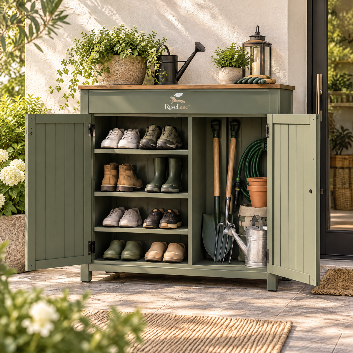 Ravellaac™ Outdoor Shoe & Garden Storage Cabinet image 4