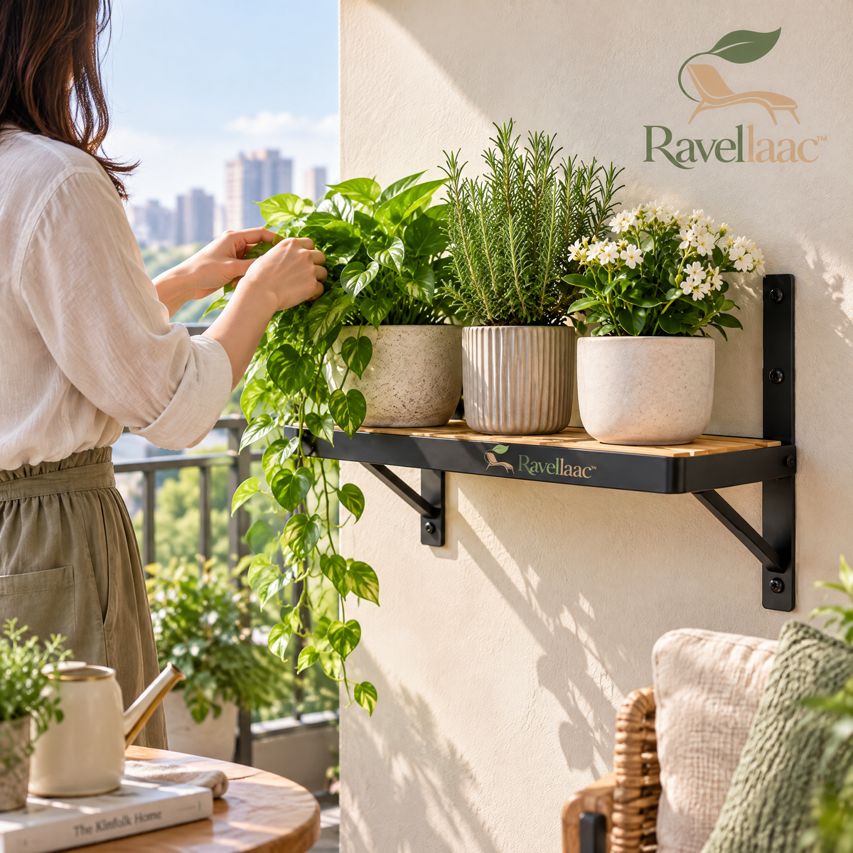 Ravellaac™ Wall Mounted Balcony Plant Shelf image 8